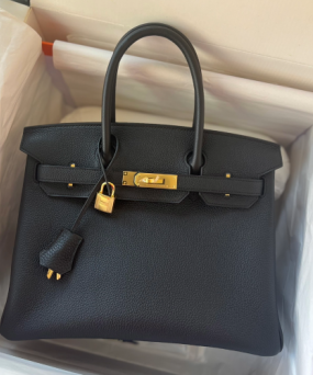 에르메스 버킨백30 블랙 금장